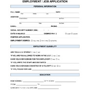 Job application
