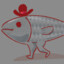 A Fish With A Top Hat