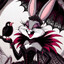 goth bugs bunny