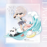 火柴人打羽毛球