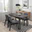 IKEA Dining table, black63x37