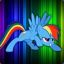 Rainbow dashe