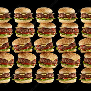 a bunch of burgers