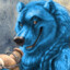 urso azul