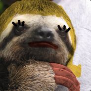 Retarded kid throwing rocks