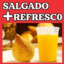 Salgado + Suco = R$ 7,00