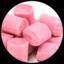 chicle de fresa