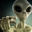 evil and malicious alien
