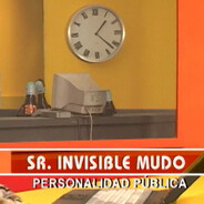 Señor invisible mudo