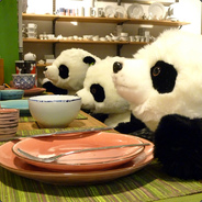 Panda At Dinner