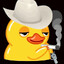 Duck Smoking Cigarette