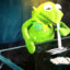 Kermit on drugs
