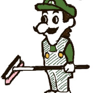 Luigi With The Squeegee