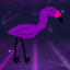 A Purple Flamingo
