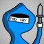 Blue Ninja in Turban