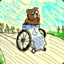 A handicapped bear