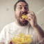 guy eating chips