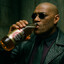 Morpheus Drinking a Forty