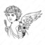 cupid with a glock