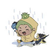 冬天舔紅狼外骨骼舌頭被粘