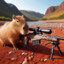 capybara wit da gun