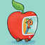 Worm In Apple Car