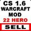 SELL WARCRAFT MOD WITH 22 HERO