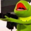 Kermit but psycho