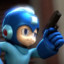 megaman with a glock