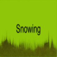 snowing