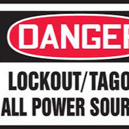 Lock-Out Tag-Out Safety Placard