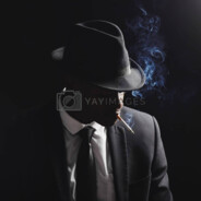 mysterious smoking guy
