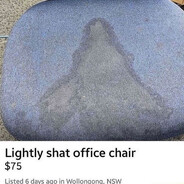 Lightly shat office chair