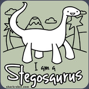 I AM A STEGOSAURUS