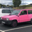 Pink Fiat Panda