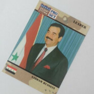 Saddam Hussein Rookie Card