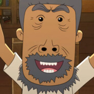 单手俯卧撑的牛爷爷