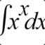 Integral de x elevado a x