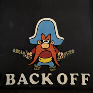 Yosemite Sam "Back Off!" Mudflap
