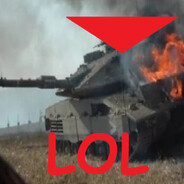 Burning Merkava
