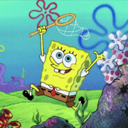 爱抓水母的海绵宝宝