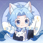 北极圈的蓝毛小狐狸