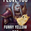 Funny Yellow Dog