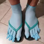 Claquettes chaussettes