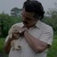 Pablo Escobar With a bunny