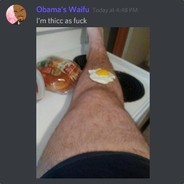 Egg on a leg