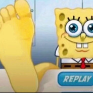 SpongeBob’s leg