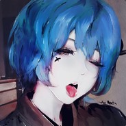 和蓝头发的姐姐一起玩