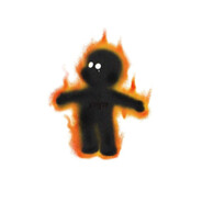 善良的纯真的小火人