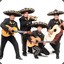 An entire mariachi band